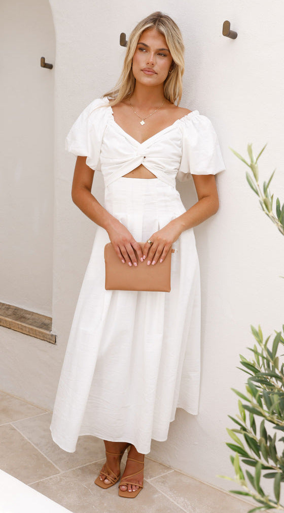 Algar Dress - White