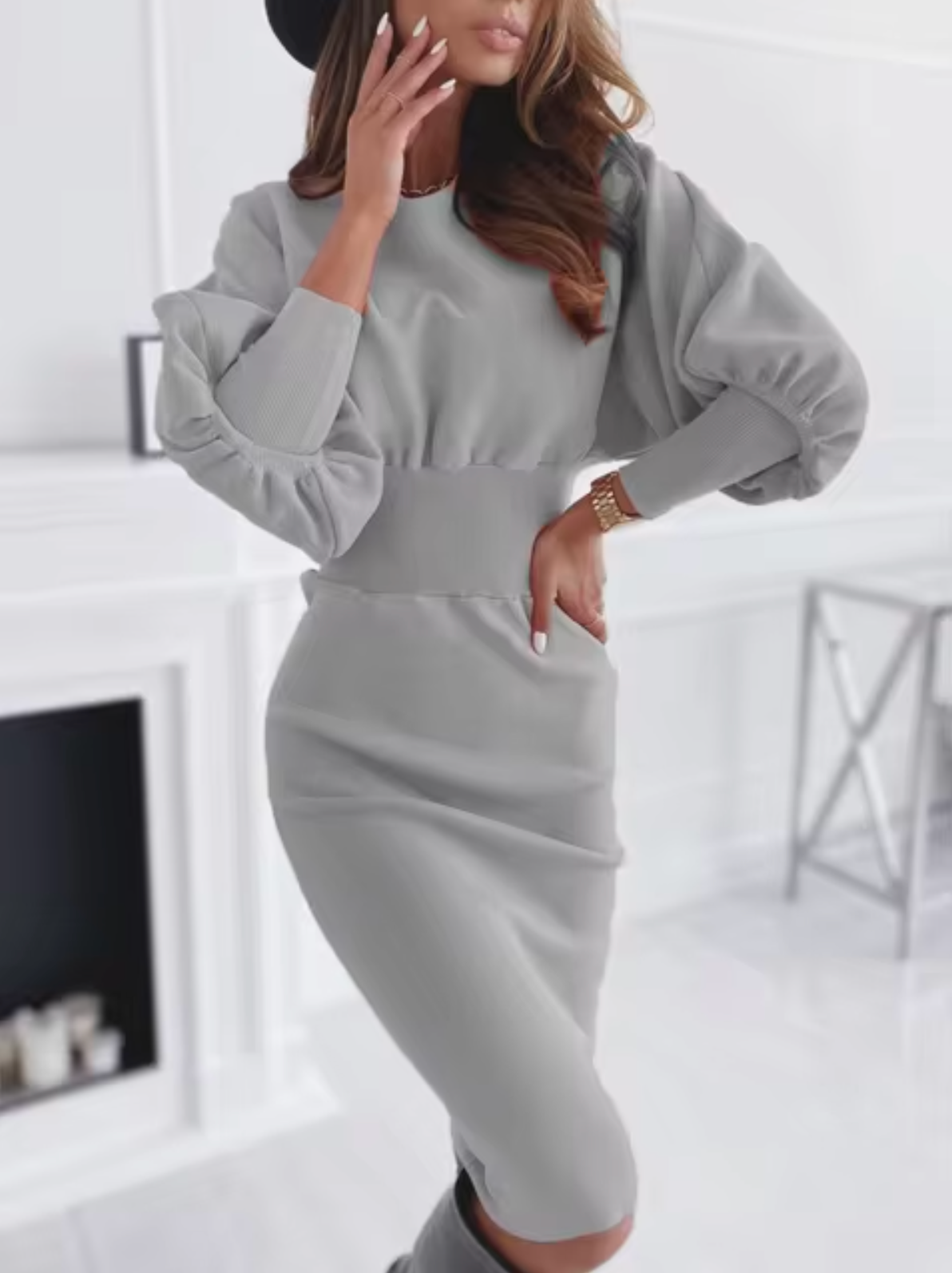 Margarita Elegant Dress With Contemporary Dress with Premium Casual Styling