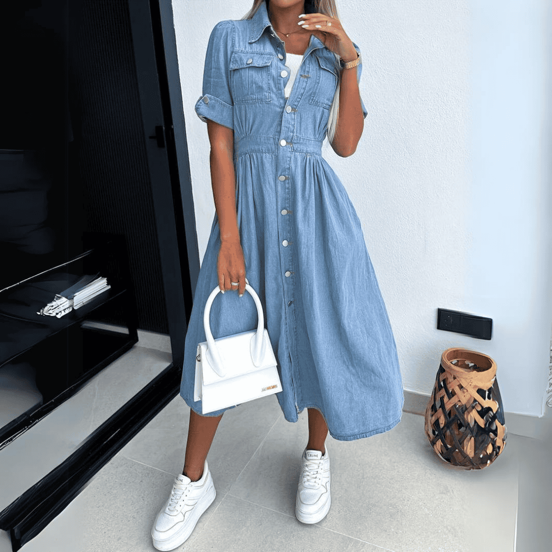 Omayra Trendy and Elegant Summer Dress for Women Chic Boutique Style