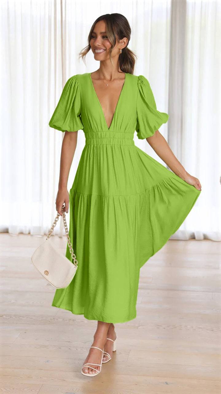 Brunch It Right Midi Dress - Light Green