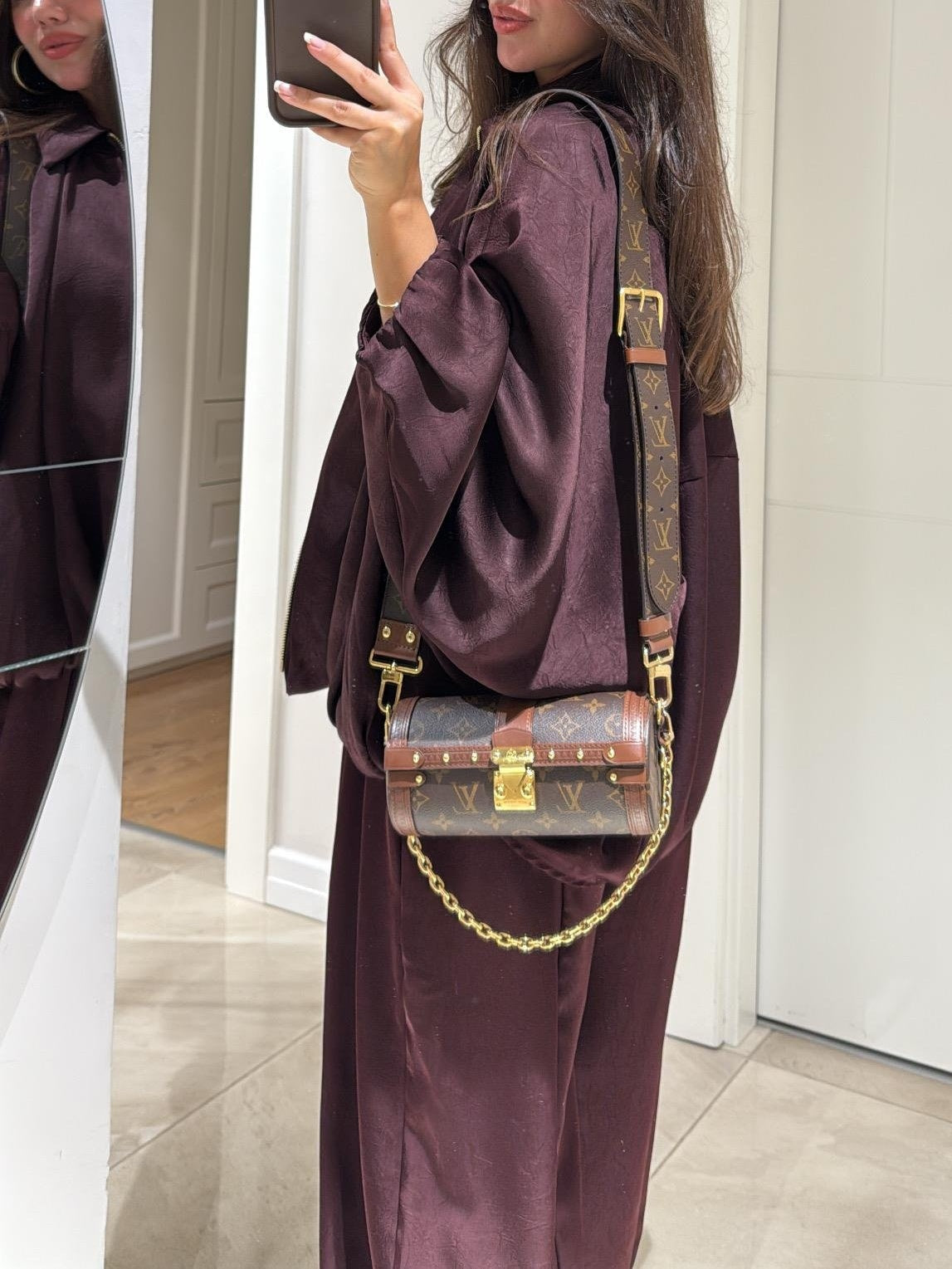 Shirt Jacket and Wide Leg Pants Two Piece Set