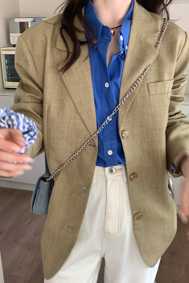 Loose Fit Casual Blazer