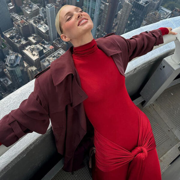 Roma Maxi Dress- Maroon