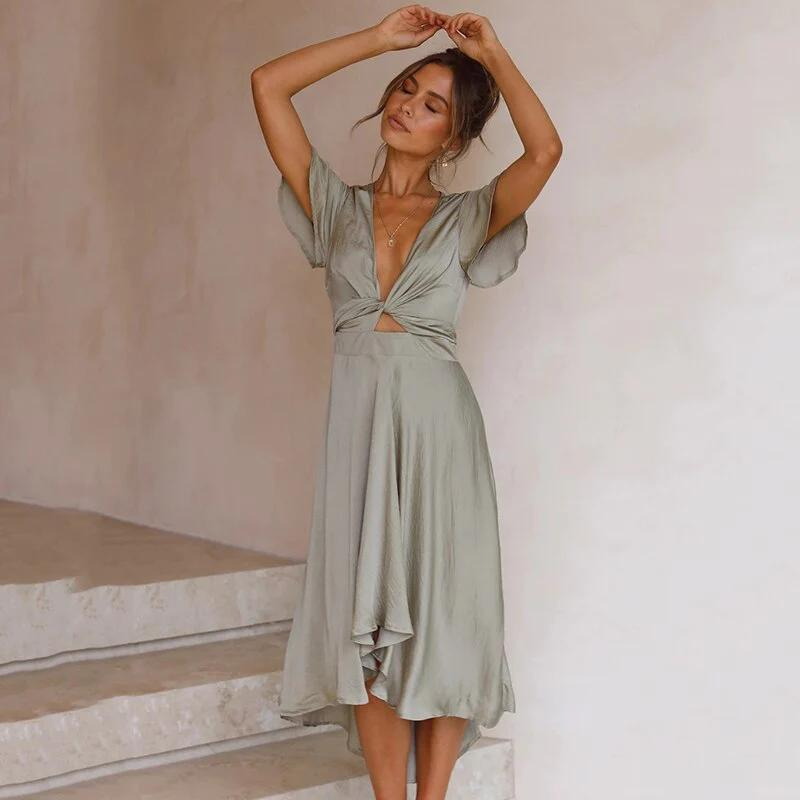 Rita Effortless Flowing Vintage Dress Chic Silhouette Collection