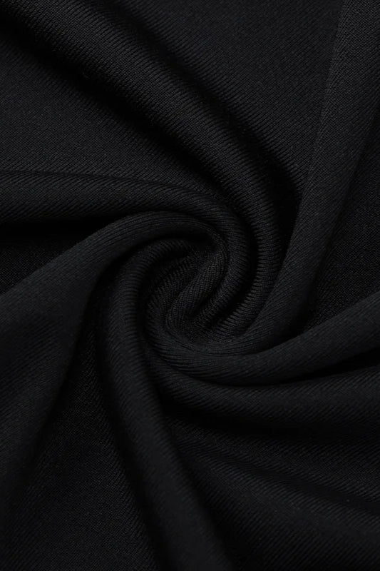 V-Neck Long Sleeve Backless Bodycon Maxi Dress - View 4