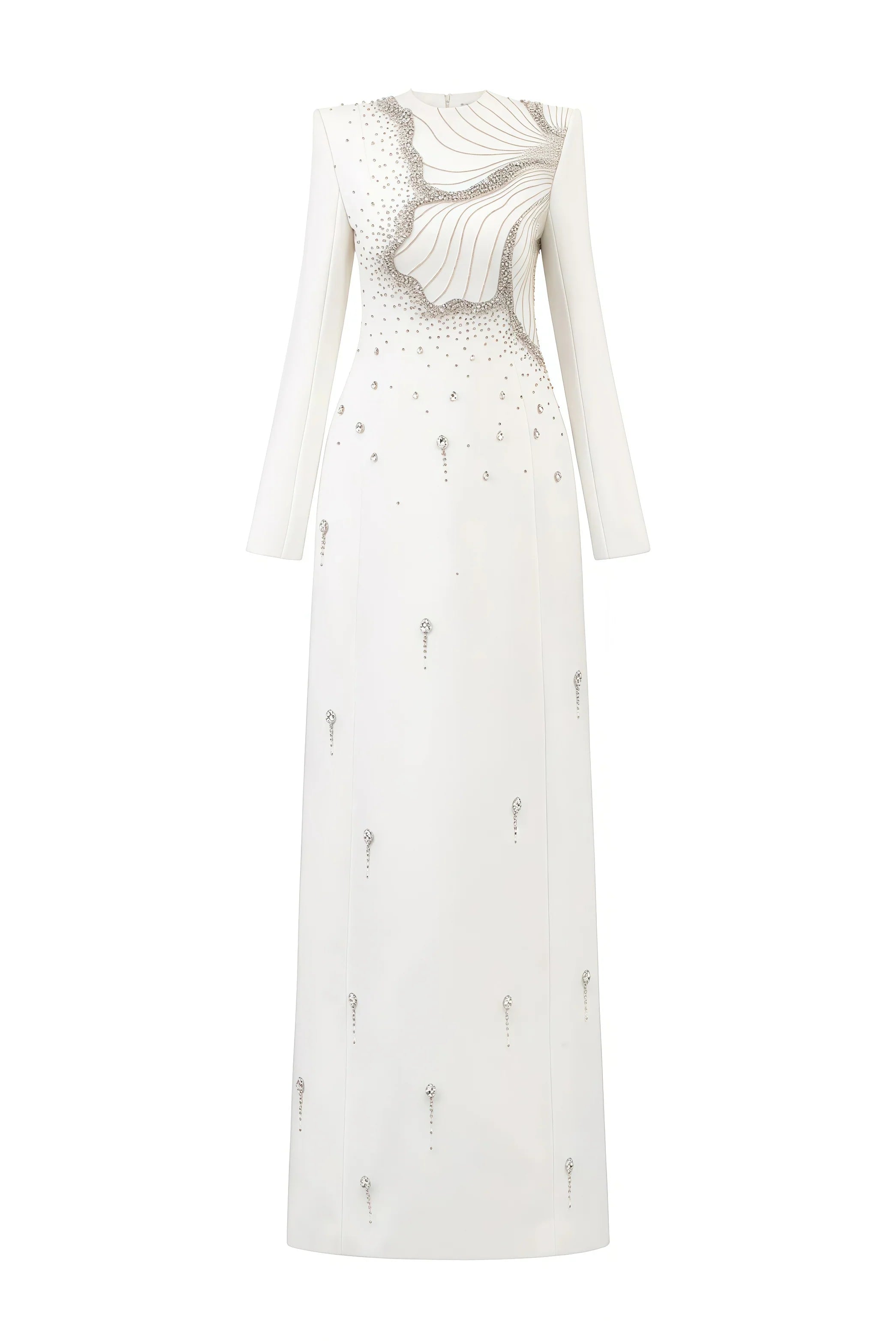 Lalie Floral Crystal Embellished Maxi Dress - View 6