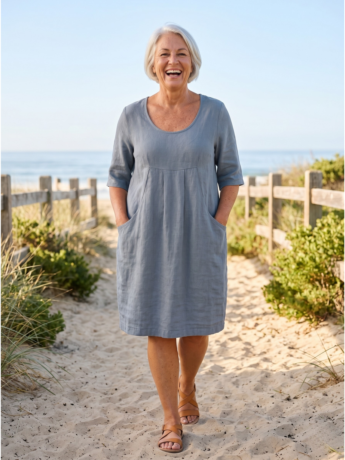 MARLEY™ - EVERYDAY POCKET MIDI DRESS