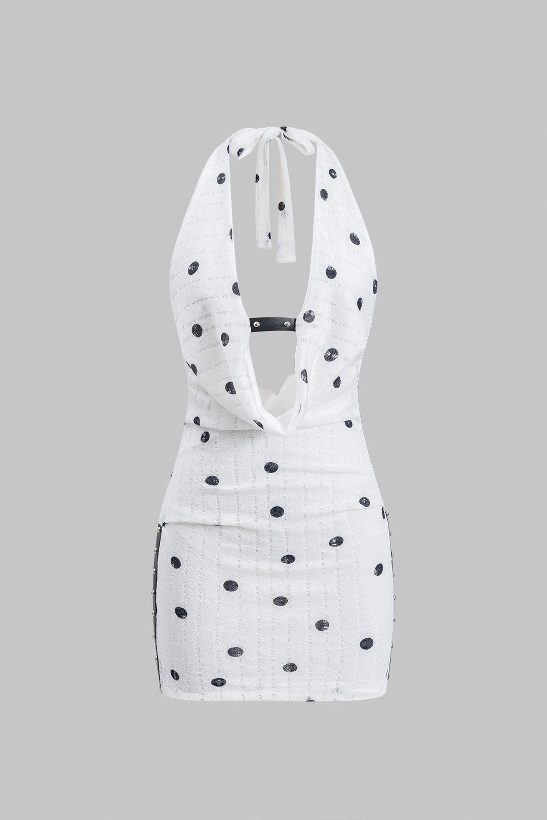 Halter Neck Cut Out Bodycon Mini Dress