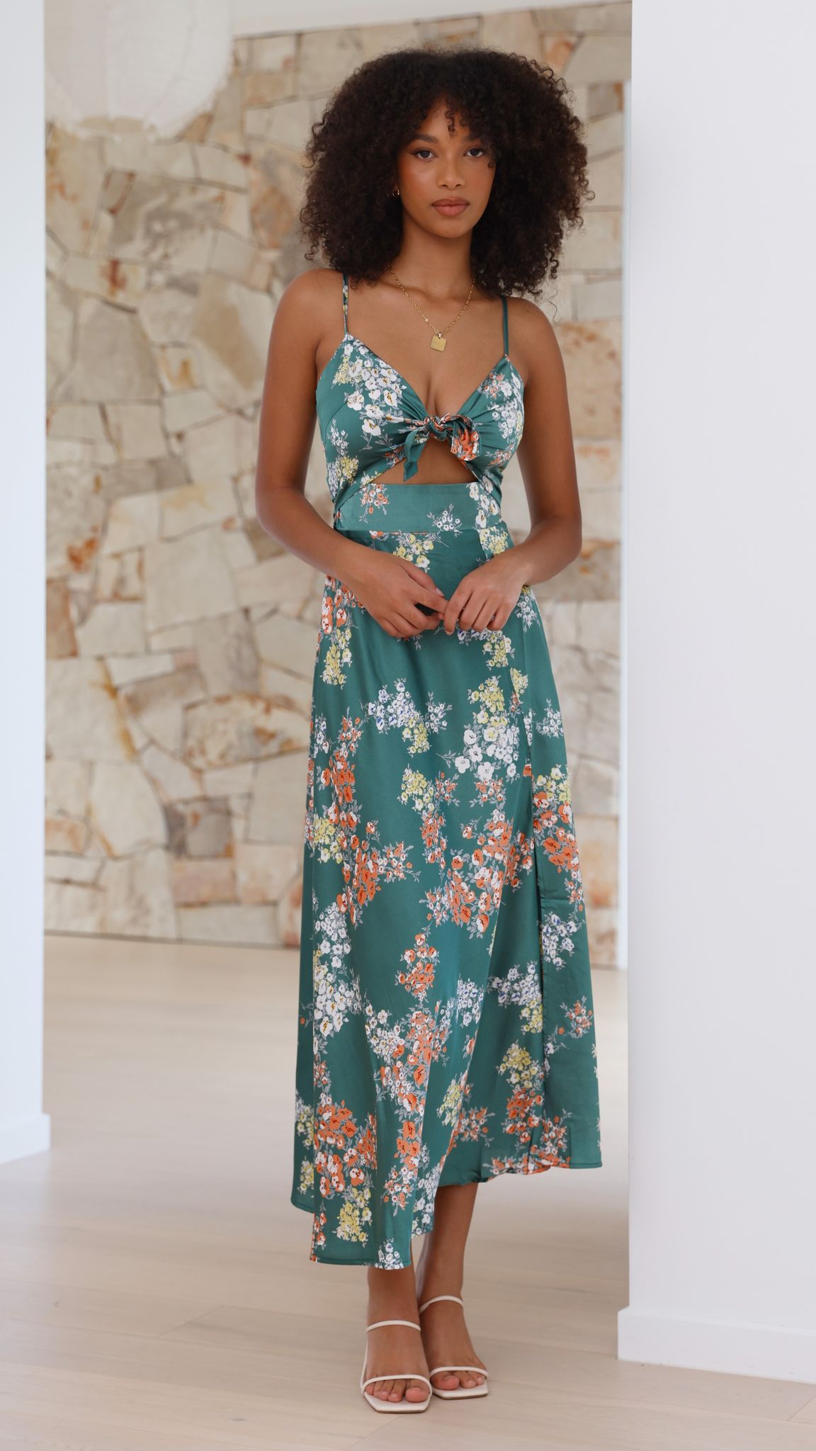 Premium Juniper Midi Dress Evening Wear Edit