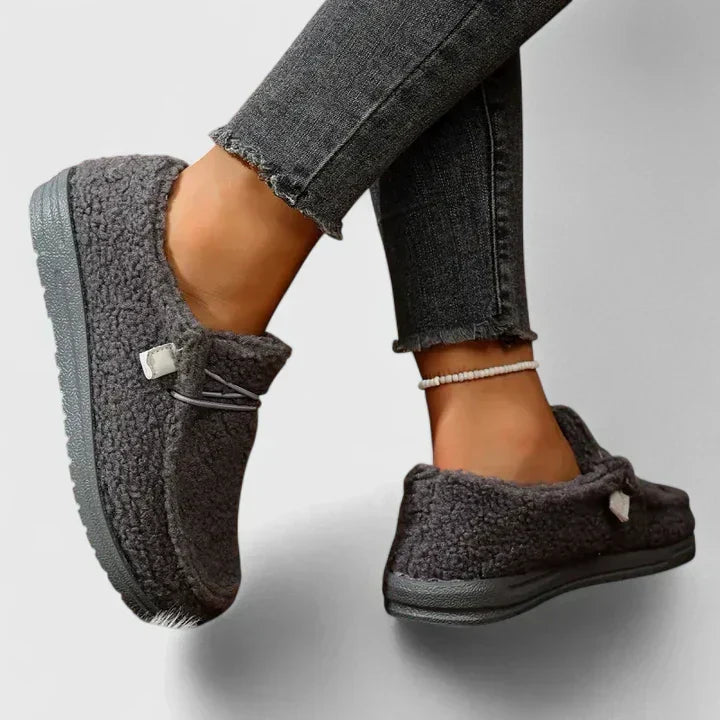 Slip On Sherpa Lined Moccasin Loafers