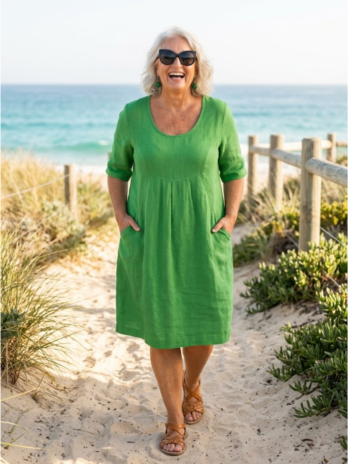 MARLEY™ - EVERYDAY POCKET MIDI DRESS