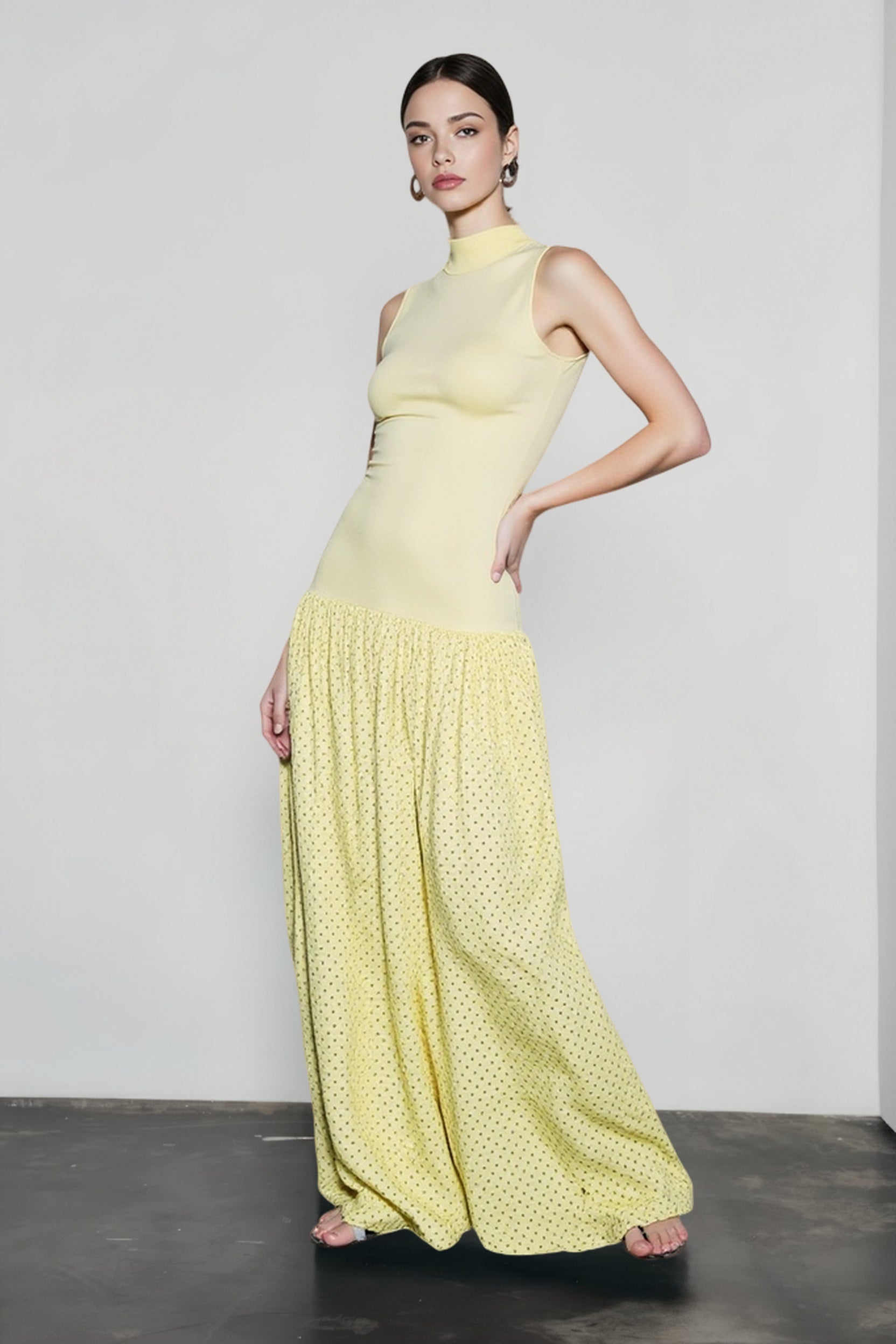 Patchwork Maxi Dress
