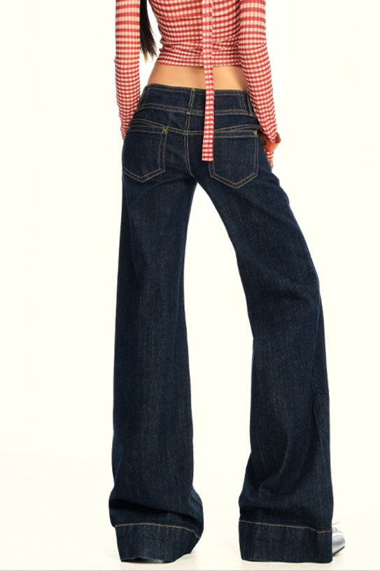 High Waist Slim Flare Jean