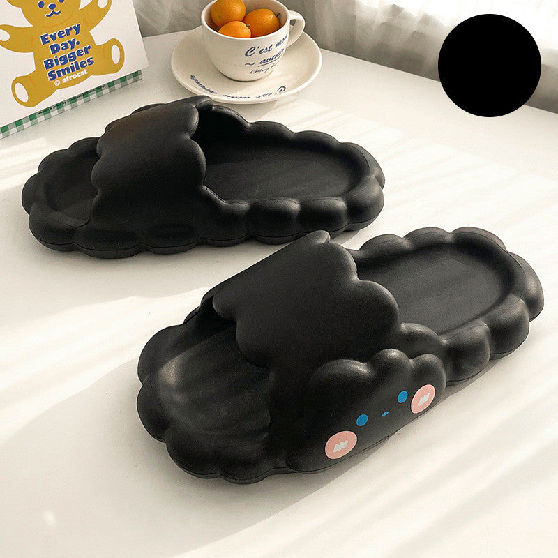 Cute Cloud Summer Girl Heart Home Non-Slip Cloudy Thickened Soft-Soled Slippers
