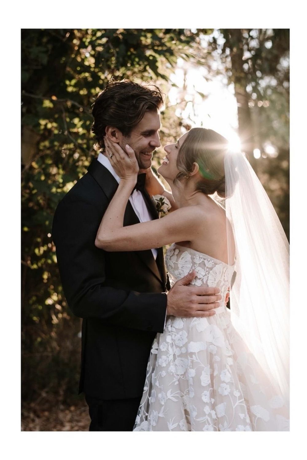Gorgeous A Line Strapless White Tulle Long Wedding Dress with Appliques