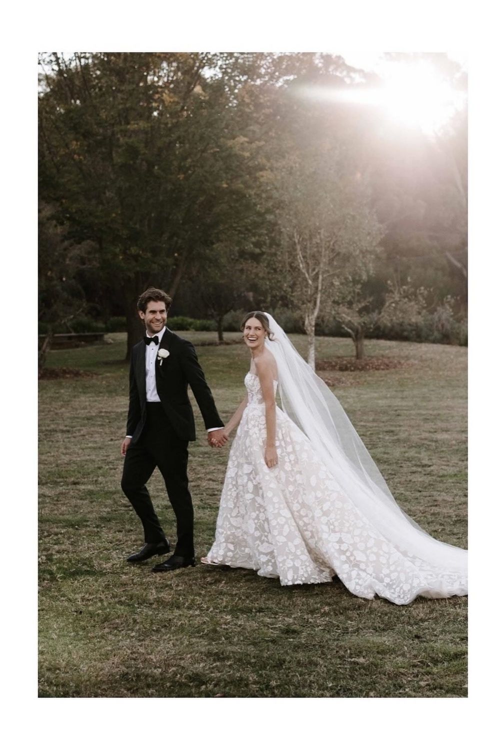 Gorgeous A Line Strapless White Tulle Long Wedding Dress with Appliques