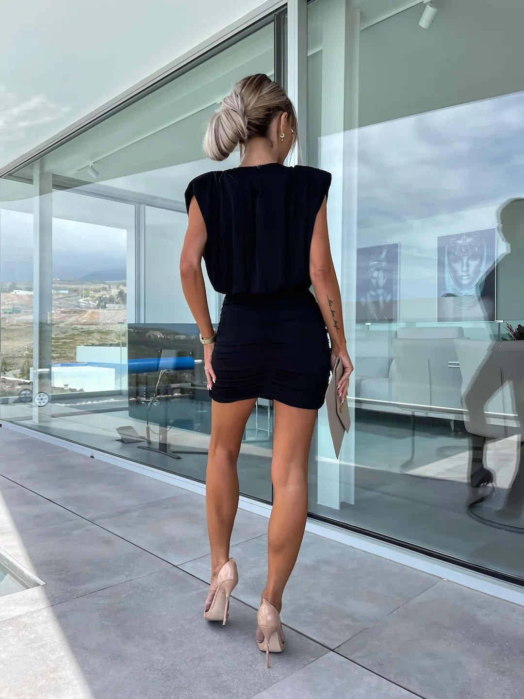 Truden Mini Dress - Black