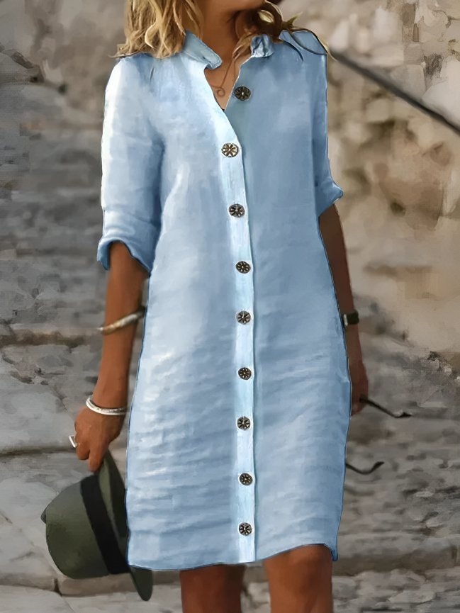 Orquidea Casual and Effortless Summer Dress for Women Easy Wear Style