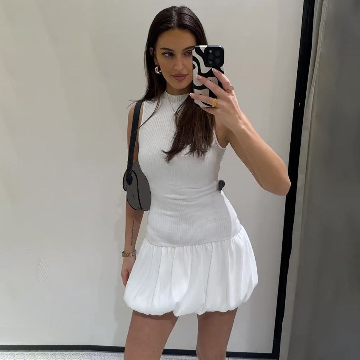 Bliss Mini Dress - White