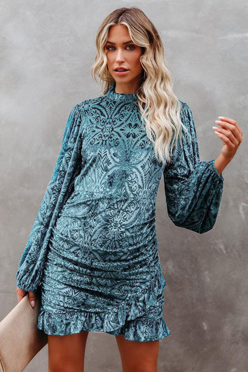 Moody Moment Backless Velvet Mini Dress- 3 Colors 3