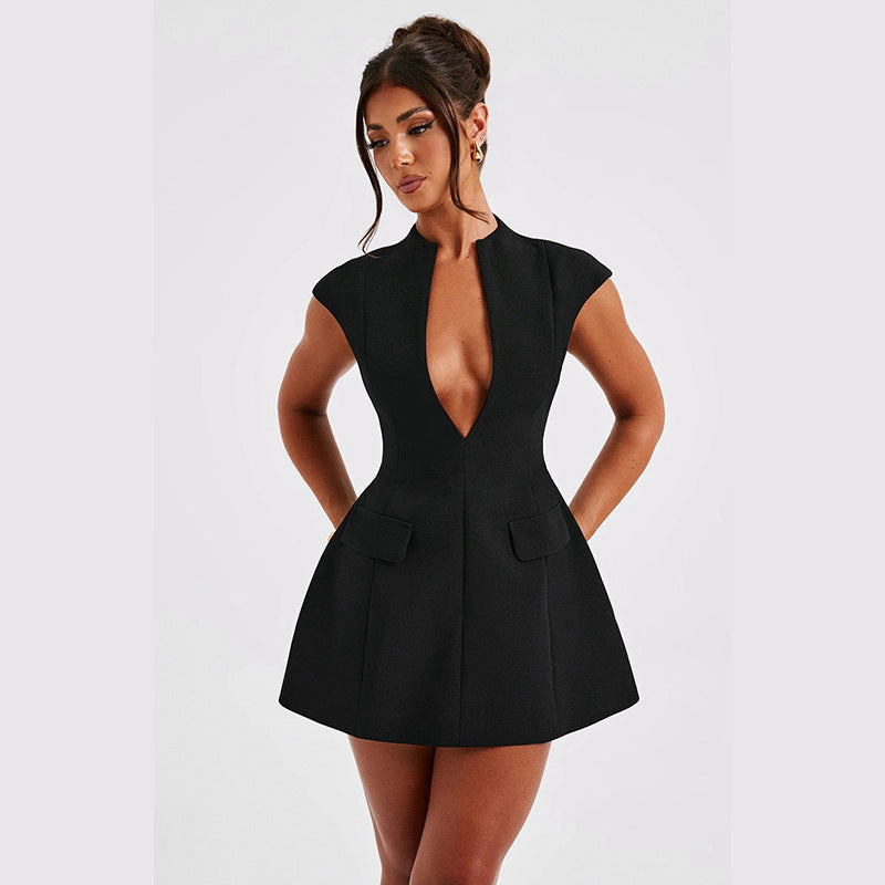 Selena Mini Dress - Black