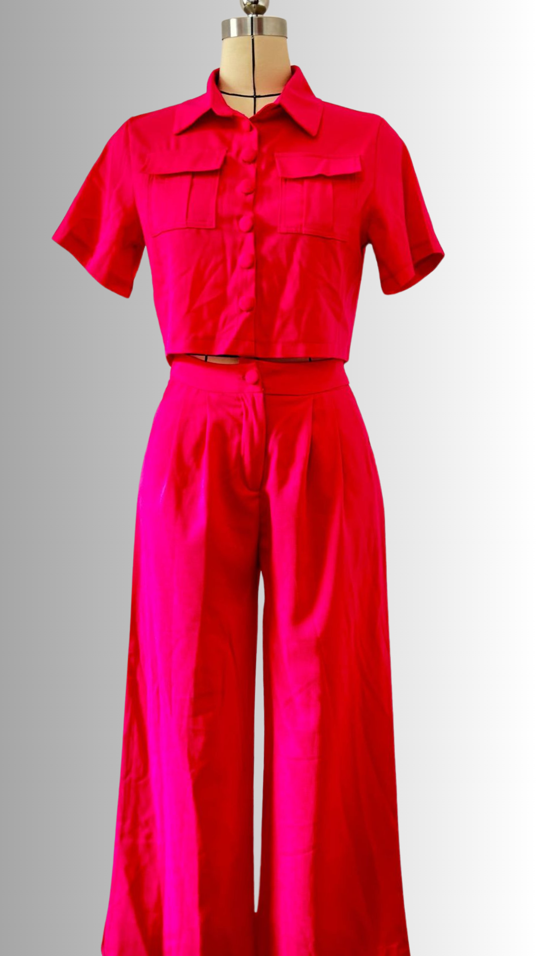 Denise Co-ord - Rose Red