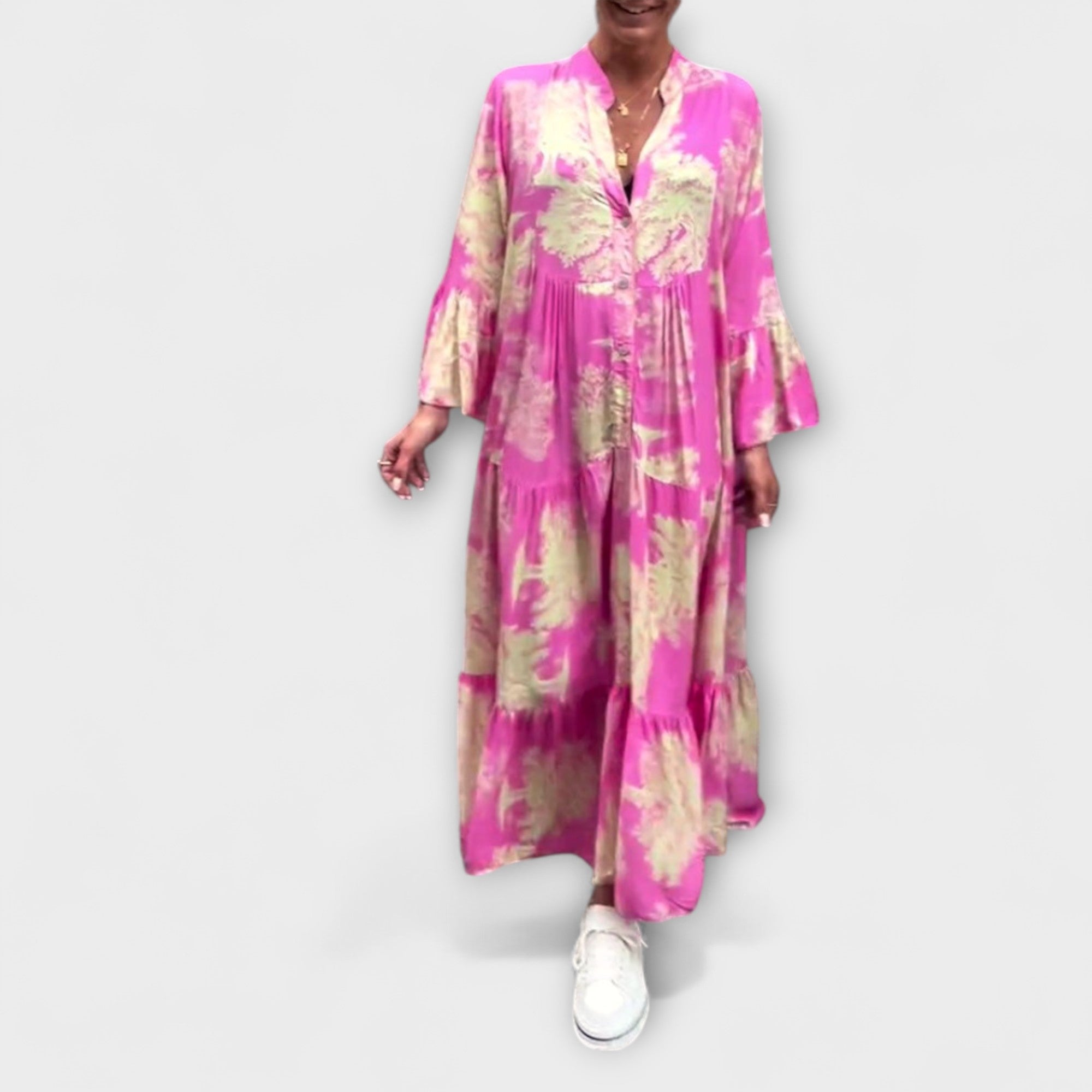 Mariveth | Elegant Maxi Dress Pink