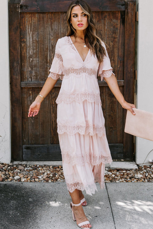 Love And Affection Lace Maxi Dress - 3 Colors - View 6