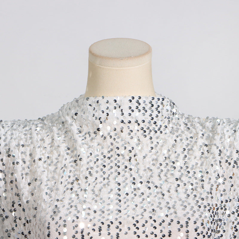 Party On Mini Dress - Silver