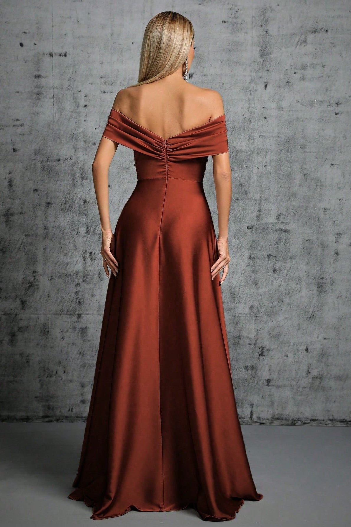OffShoulder SlimFit Cocktail Formal Dress