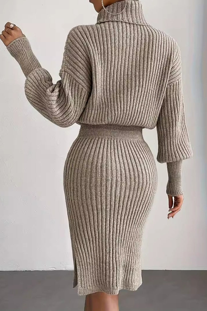 Pullover Knit SlimFit Sweater Dress