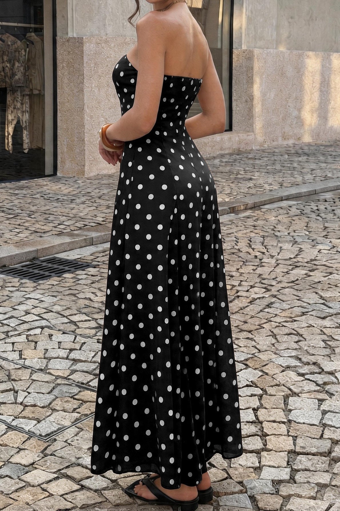 High-Waist Maxi Dress