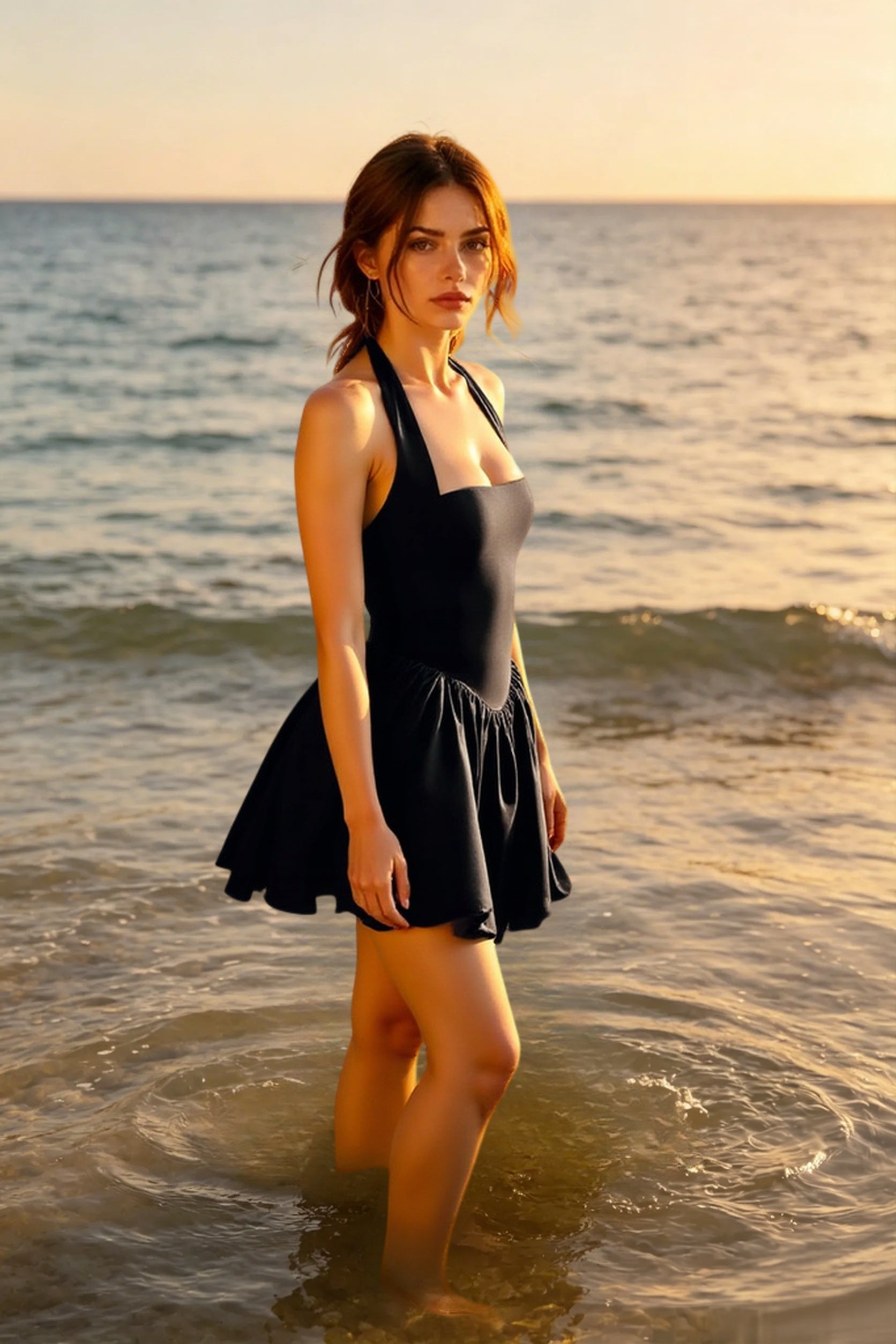 Halter-Neck Dress