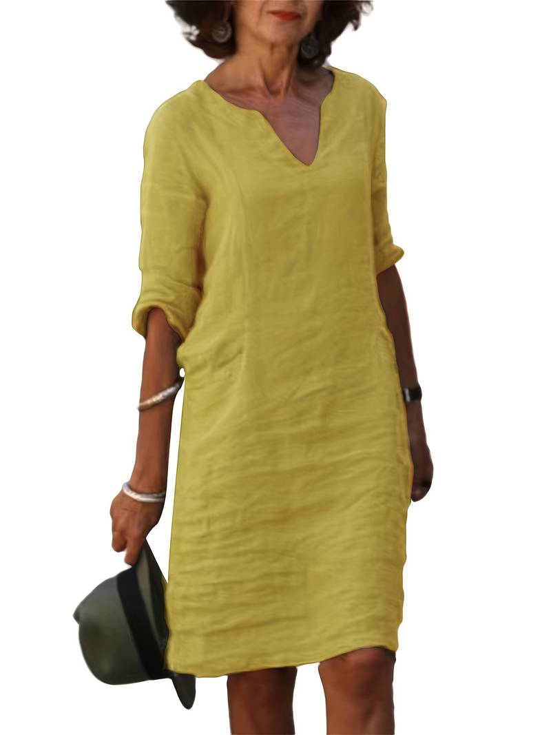 Guiomar Timeless Minimalist Dress Elevated Occasion Wear