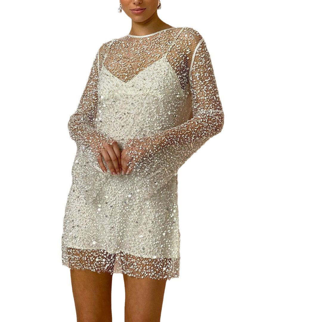 Sequin Mini Dress