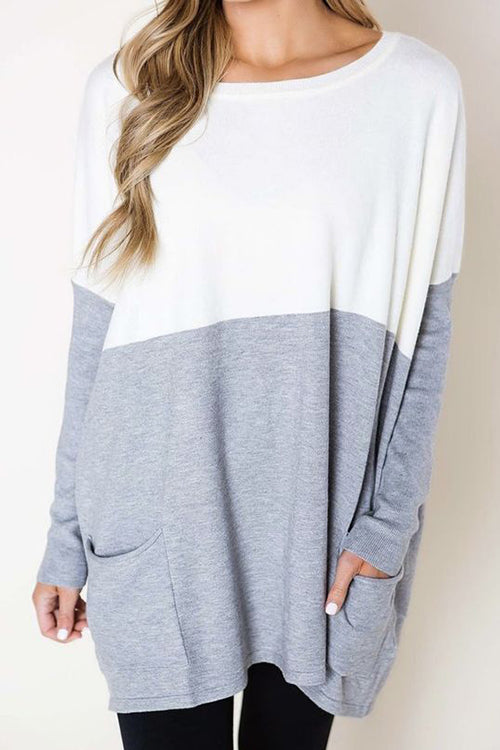 Get Comfortable Double Pocket Sweater