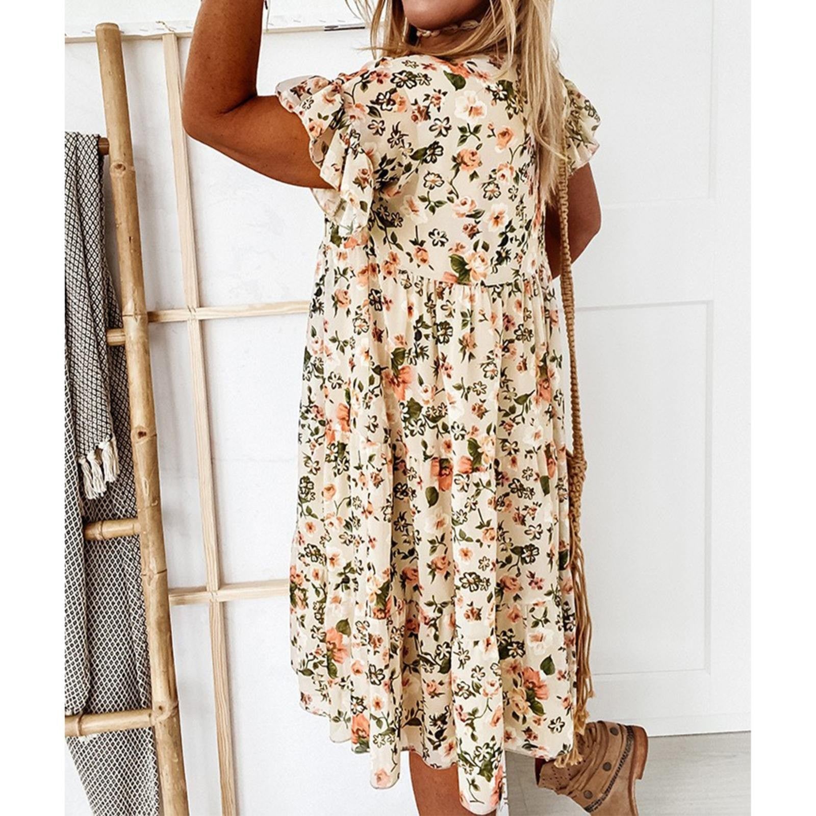 Martine Relaxed and Stylish Summer Dress for Women Vacation Beach Look