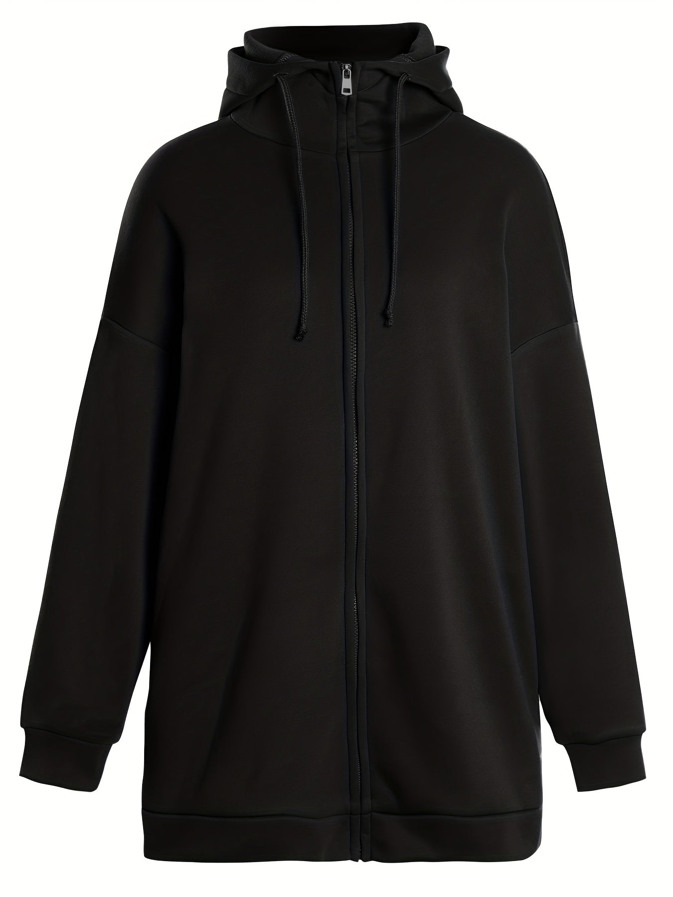 Solid Color Casual Sports Hooded Zipper Sweatshirs