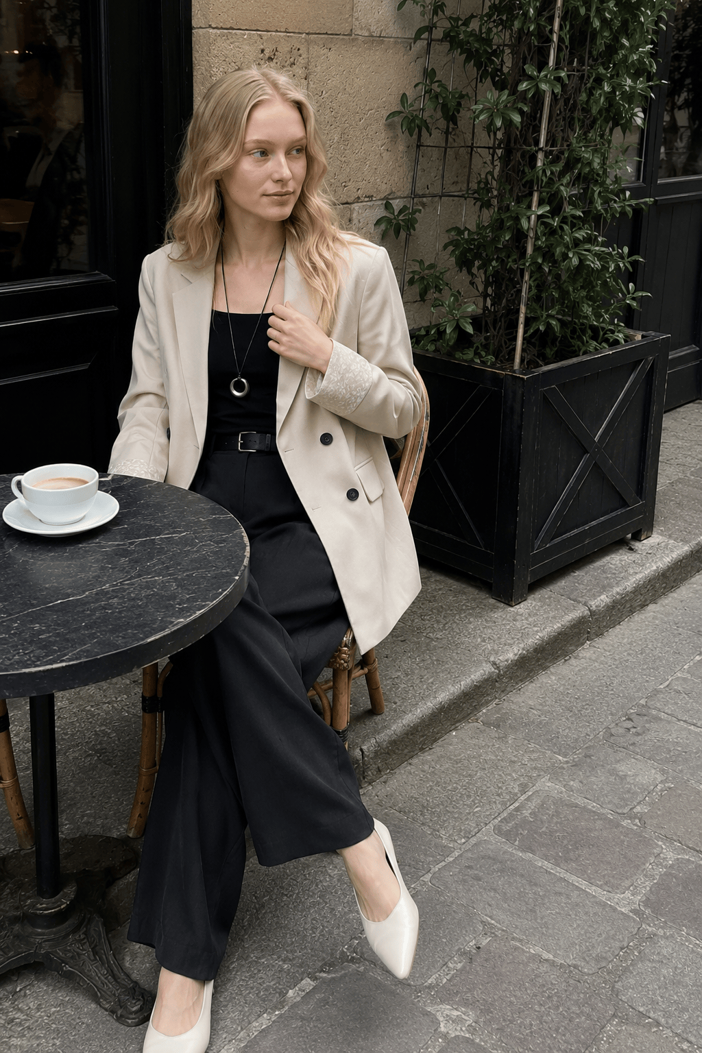Loose Fit Long Sleeve Blazer