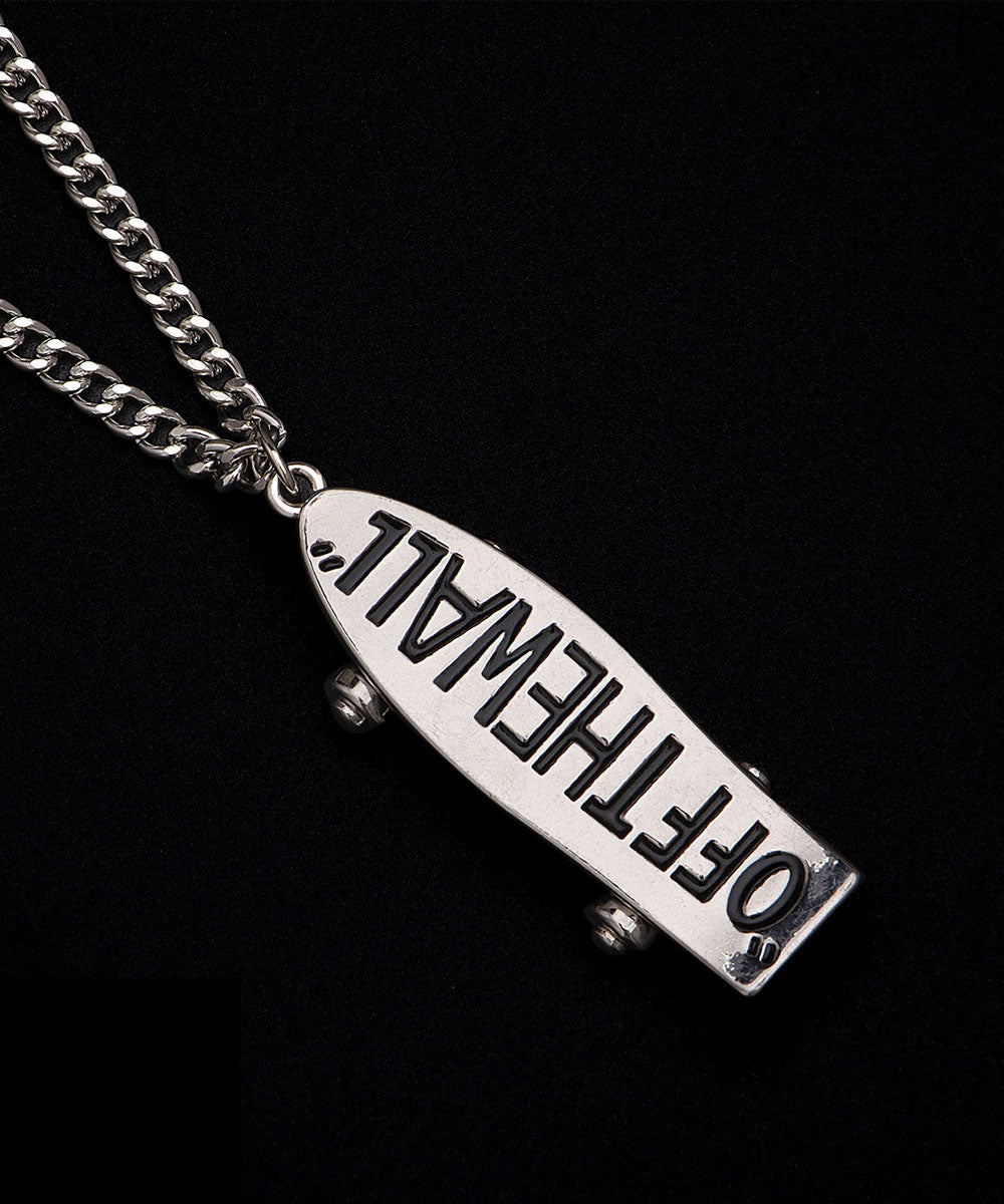 Daisy Astronaut Skateboard Pendant Necklace