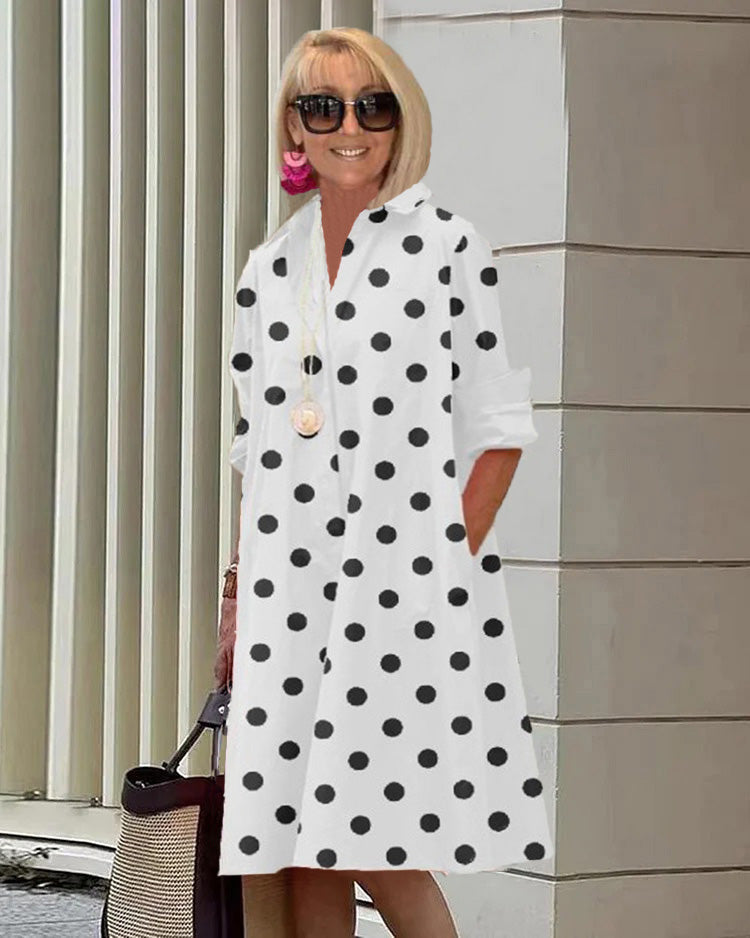 Christy | Printed Boho Midi Dress White