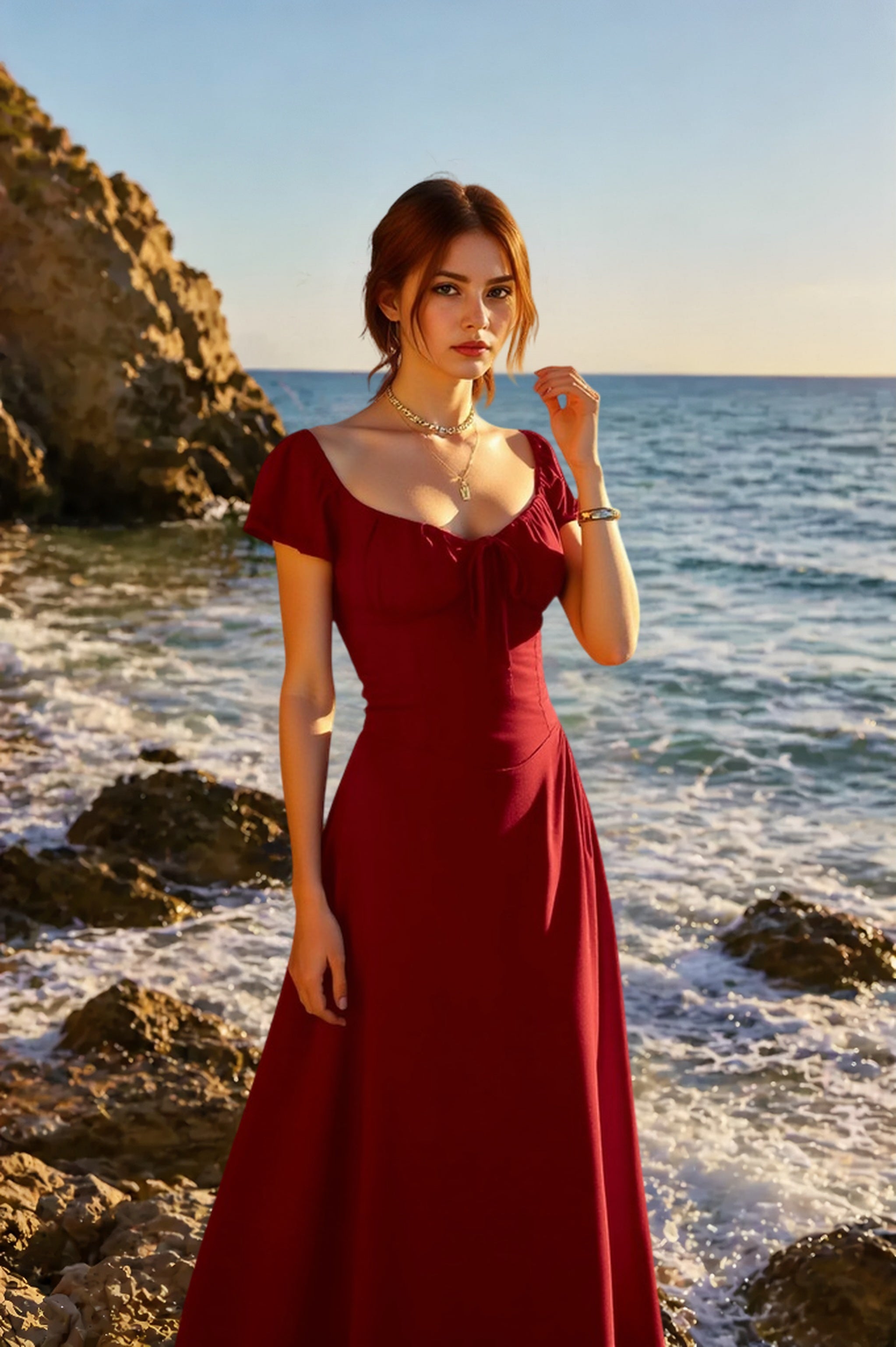 Ruched Maxi Dress