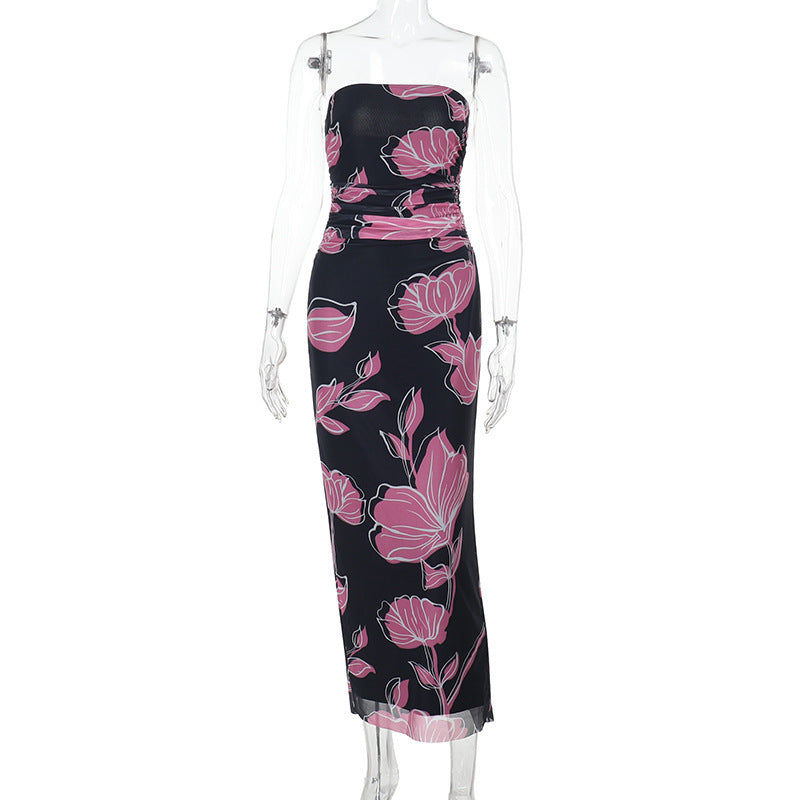 Helberg Maxi Dress - Pink