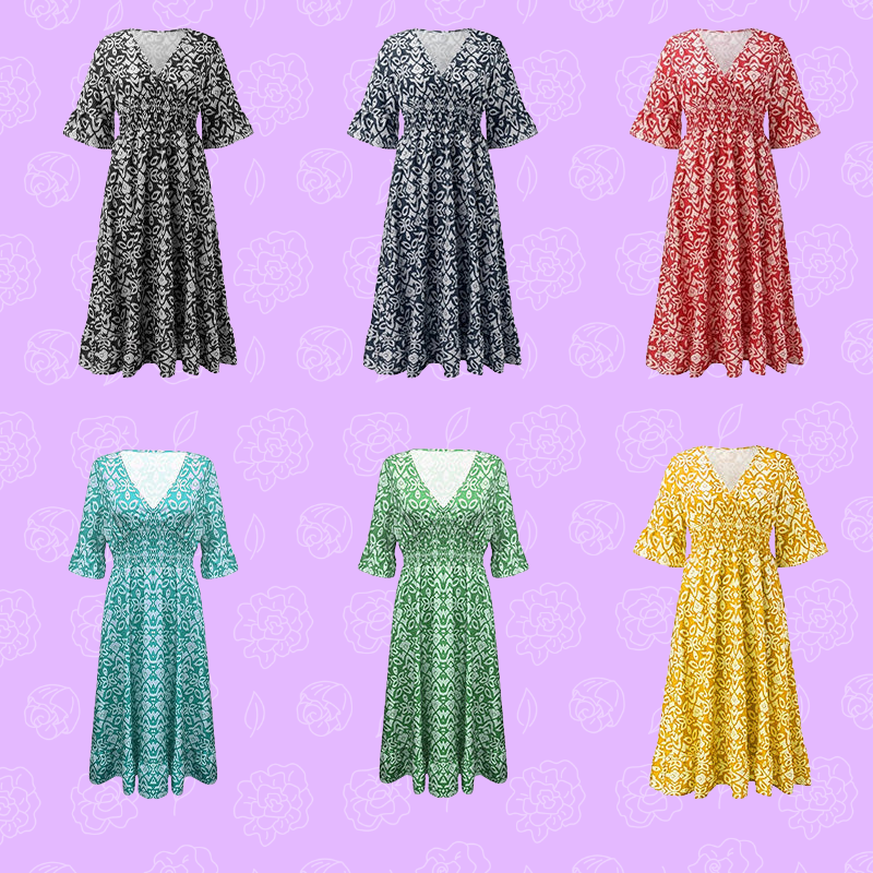 Narelle Elegant and Casual Summer Dress for Women Modern Trendy Look