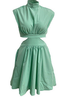 Glorina Mini Dress - Light Green
