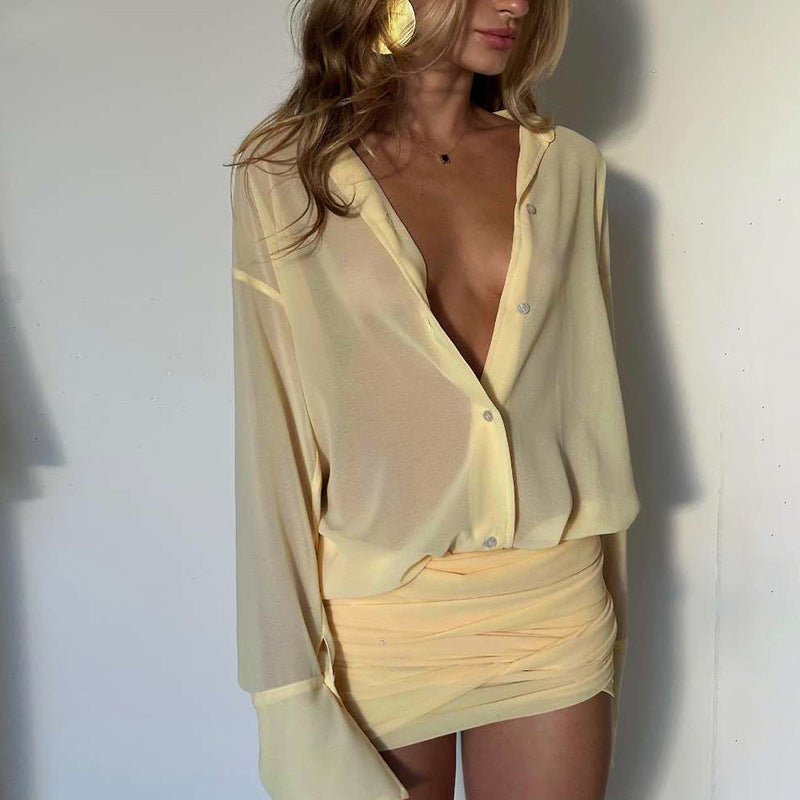 Lyon Mini Dress - Yellow