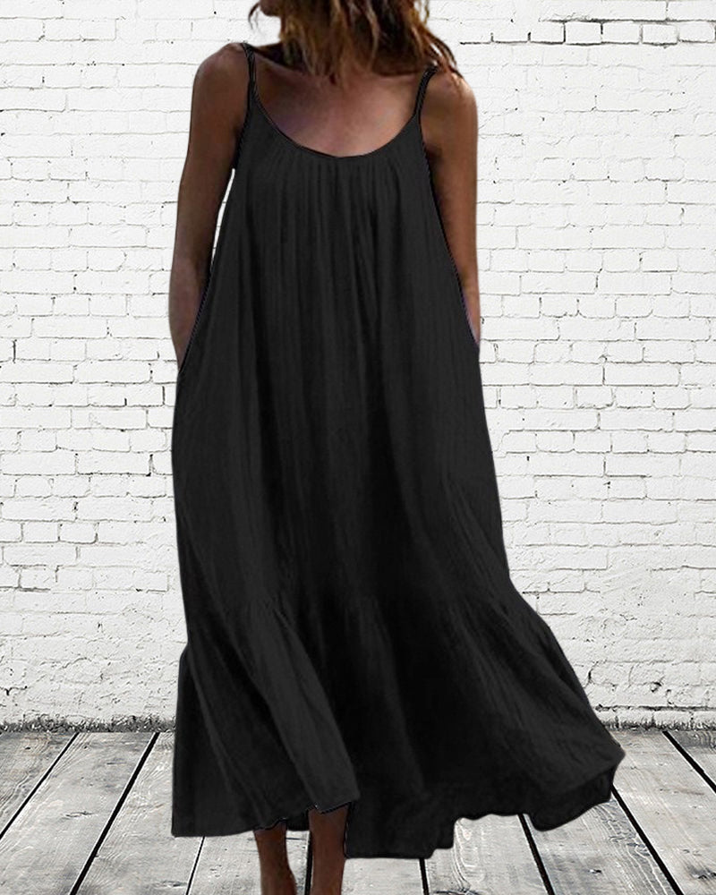 Fabiola Aesthetic Long White Summer Dress Designer Edit