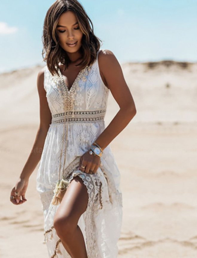 Lilly Minimalist Boho Maxi Dresses Premium Edit