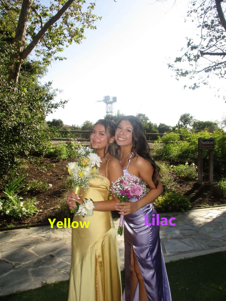 Simple Spaghetti Straps Slit Mermaid Evening Dress Yellow Prom Dress cc1909