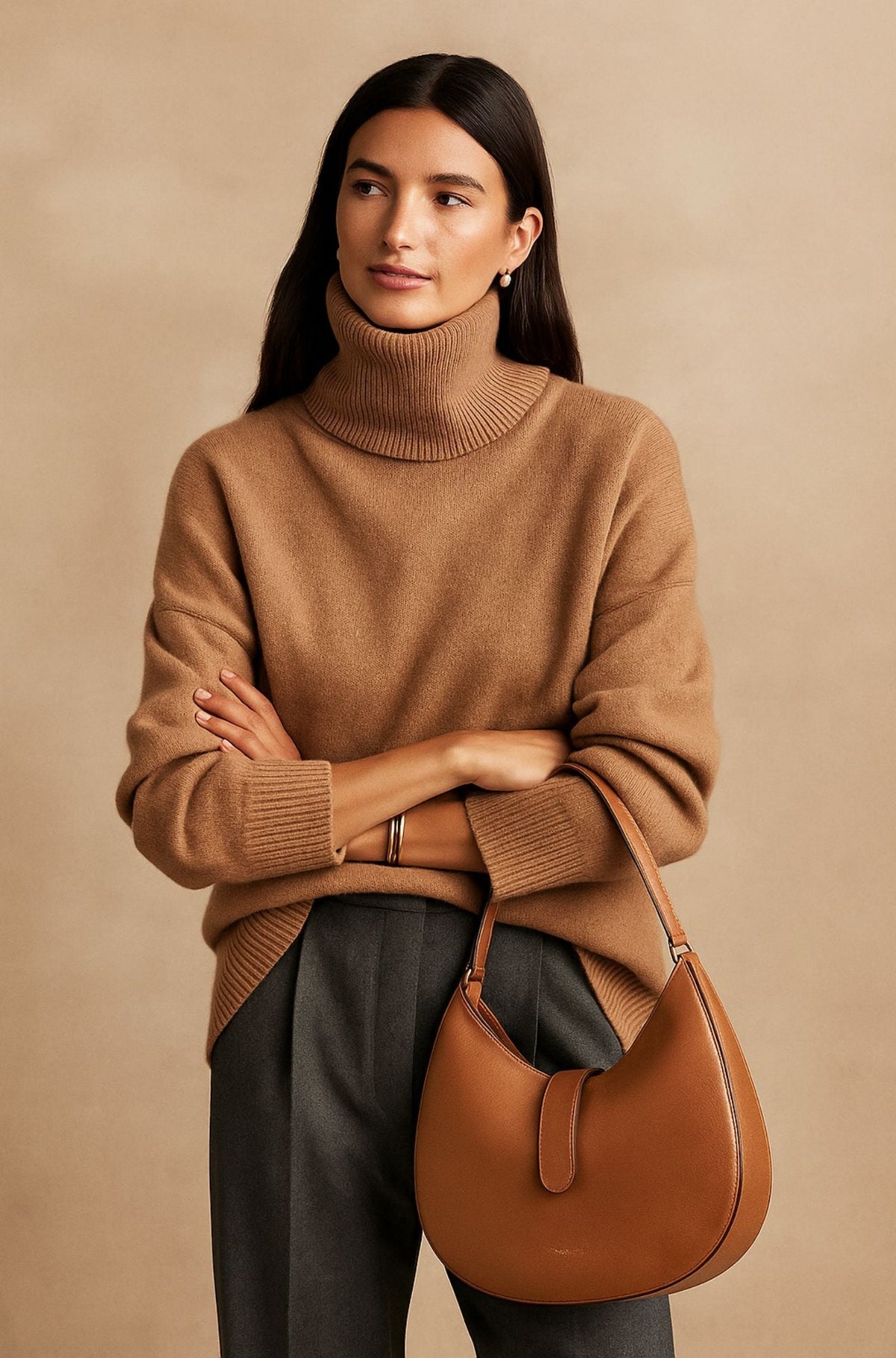 Women's Sweater | High Turtleneck Collar